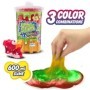 Magic Slime XXL 600 ml mix de trei culori cu figurina care absoarbe slime-ul modele asortate